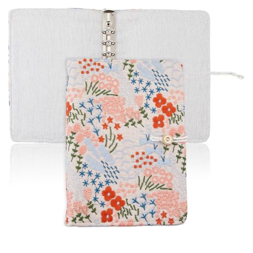 Couverture de planificateur floral rose A5 pour organiser vos projets et vos notes de bureau