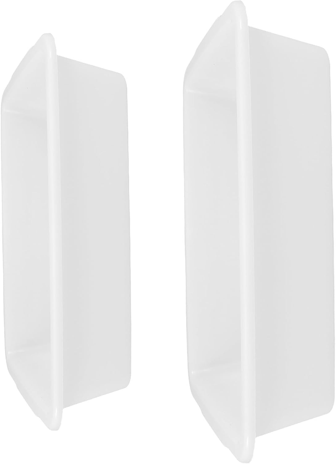 2pcs Leakproof Plastic Science Lab Tray for Classroom Teaching and Sample Preparation, Rectangular Multifunctional Spill Tray for Chemical Storage and Experiment Handling