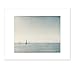 Grey Coastal Wall Art, Moody Nautical Seascape Decor, 8x10 Matted Photographic Print (Fits 11x14 frame), ‘Sailboats Approaching’