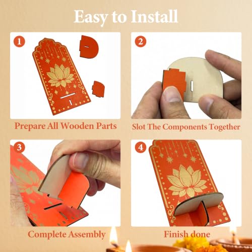 Amazon – amiatalo 12-Piece Diwali Lotus Candle Holder Set - image 5