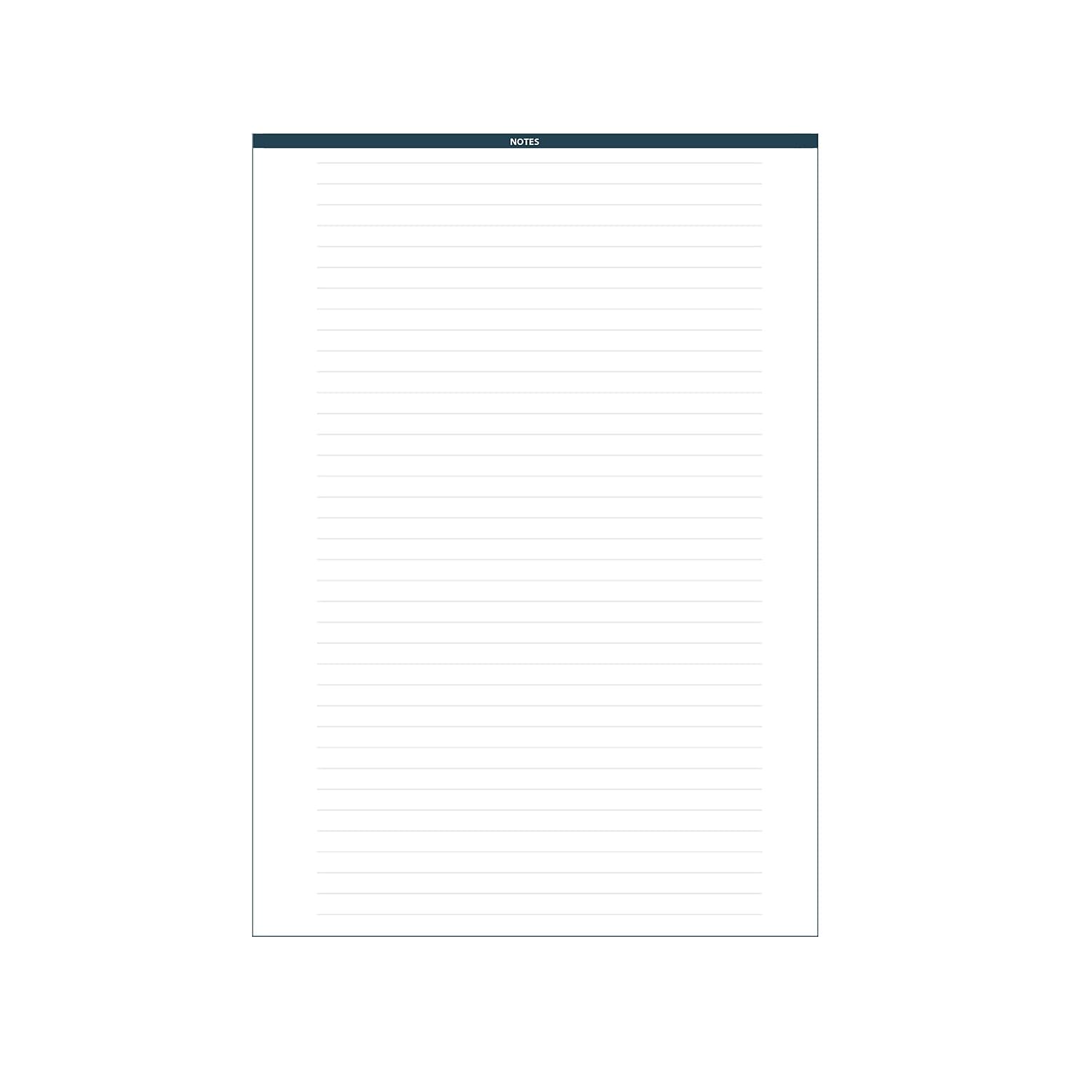 House of Doolittle HOD27802-25 Wochenkalender Terminplaner 2025, Schwarz, 12,7 x 20,3 cm, Januar bis Dezember