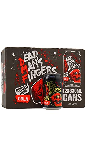 Dead Man's Fingers - Spiced Rum & Cola Pre-Mixed Cans 12 x 330ml Rum 330ml x 12 5% ABV