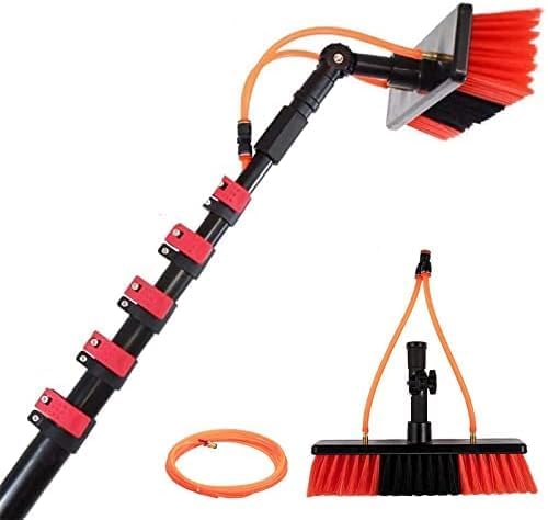 Water Fed Cleaning Brush (3.6 10.8M) – Efficient Window & Solar Panel Cleaner Telescopic Roof Tool for Ultimate Outdoor Maintenance & Photovoltaic Cleaning Solution