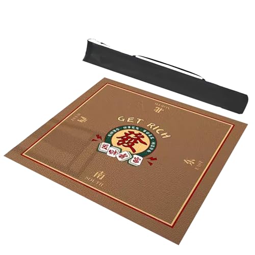 Tapete cuadrado para mesa Mahjong, antideslizante miniatura 1