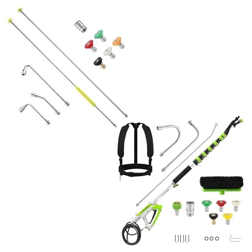 FIXFANS 120” Telescoping Pressure Washer Wand