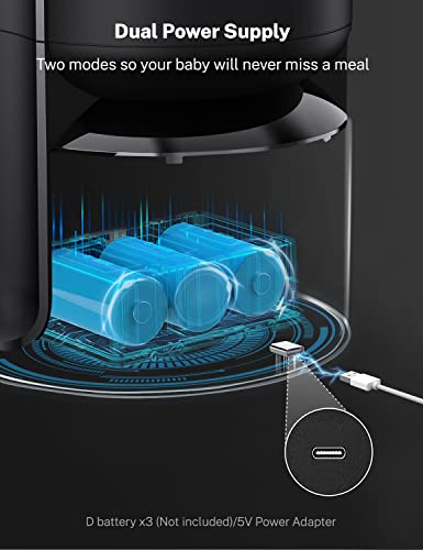 Shareconn Timed Automatic Cat Feeders - 4L Dry Food Dispenser For Cat & Dog, Up To 120 Portions 6 Meals Per Day Pet Feeder, With Desiccant Bag Feeding Bowl Dual Power & 10S Voice Recorder Dog Feeder #TOP6