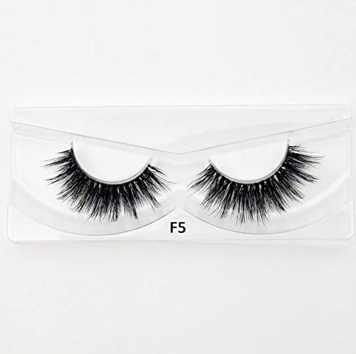 LKSPD Eyelashes Clear Band Eye Lashes Crisscross Transparent Band False Eyelashes Handmade Dramatic Lashes Upper Lash (Color : Visofree F5)