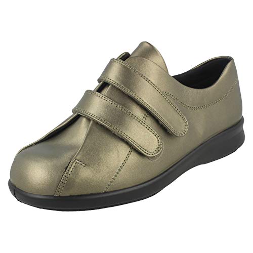 EASYB   Sandalias con cuña de Piel Mujer, Color, Talla 37 1/3