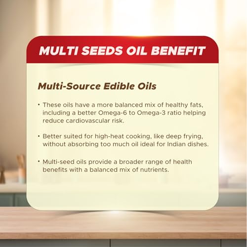 Image of Saffola Active Refined Cooking oil | Rich in Omega 3 & Oryzanol | Multi-Source Edible Rice Bran & Soyabean oil | 930ml / 850g pouch (Weight May Vary)