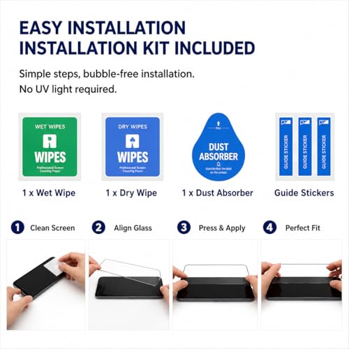 Image of Compatible For Realme 12 Pro 5G / Realme 12 Pro Plus /Realme 12 Pro+ Edge to edge Curved Full Glue Tempered Glass with installation kit (Non UV glue Tempered glass)