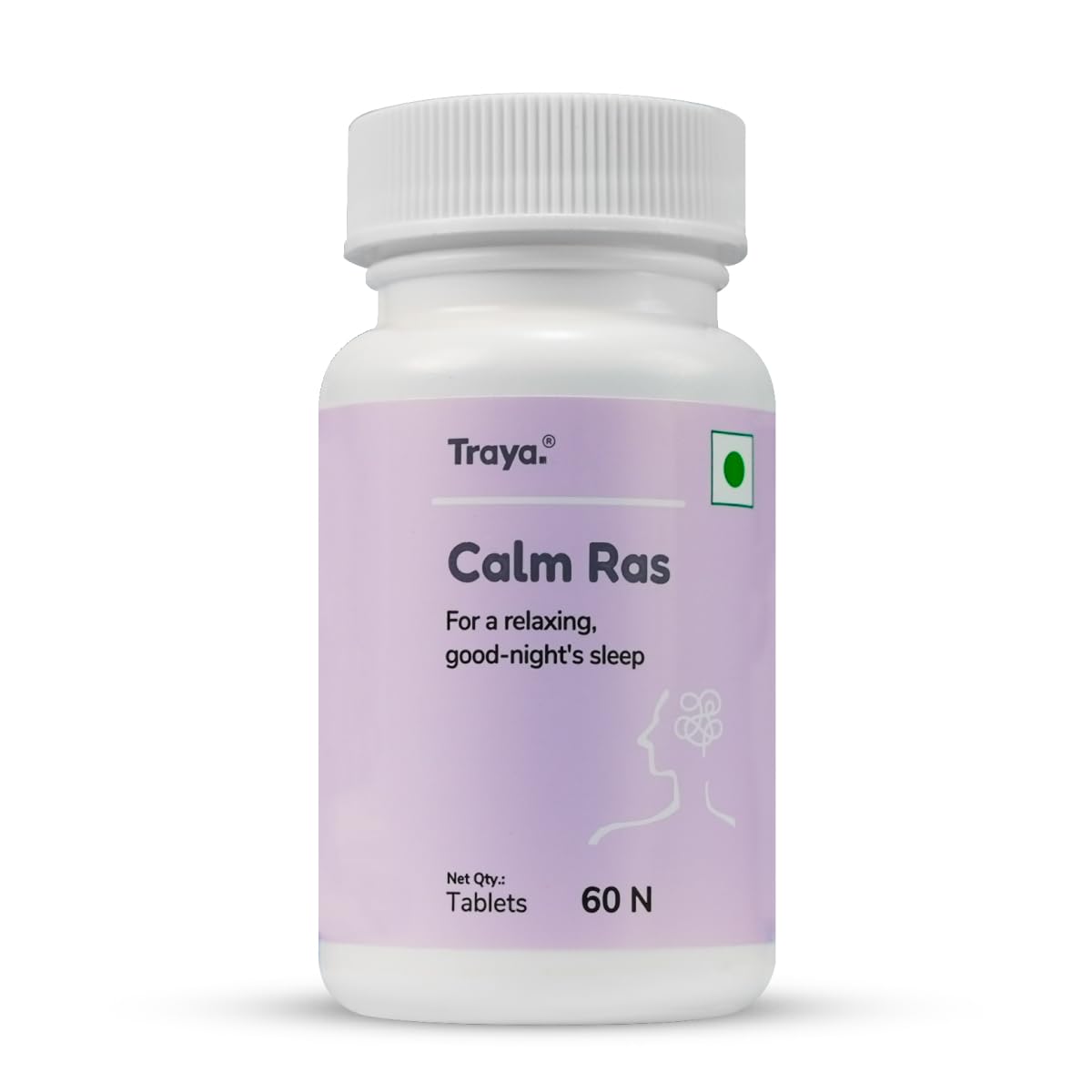 Traya Calm Ras | Ayurvedic Supplements for Anxiety, Stress Relief, and Better Sleep | Consists Ashwagandha, Brahmi, Arjuna, and Jatamansi | 60 Tablets (B0CZP7WT1J) Amazon Price History, Amazon Price Tracker