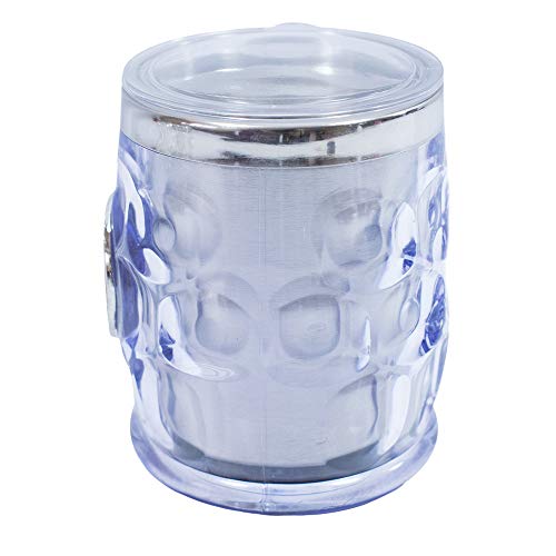Caneca Térmica Transparente Brasão Metal 500ml - Palmeiras