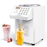 Vtsmax Fructose Quantitative Machine for Commercial, Upgrade 8.98QT High Capacity Stainless Steel Syrup Dispenser, Automatic Fructose Dispenser for Bubble Tea Shop, Bakery