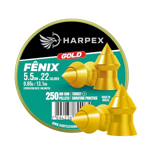 Fenix Gold Airgun Pellets .22 Caliber 13.1gr(0.85g) Pointed - 250ct