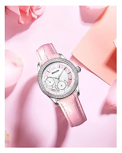 Image of BINLUN Leather Watch Band Genuine Calfskin Replacement Watch Strap Quick Release Crocodile Pattern 10 Colors 13 Sizes for Men Women(10mm,12mm,14mm,16mm,17mm,18mm,19mm,20mm,21mm,22mm,23mm,24mm)
