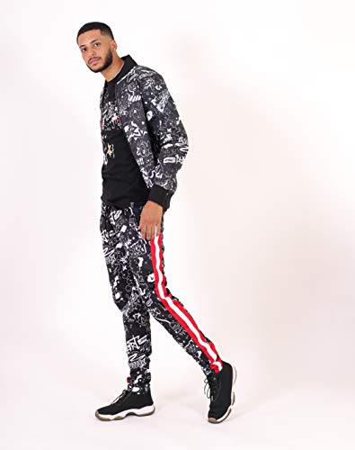 Image of Screenshotbrand Lightweight Hooded Water Resistant Windbreaker - Zip-up Fashion Map Print Rain Jacket