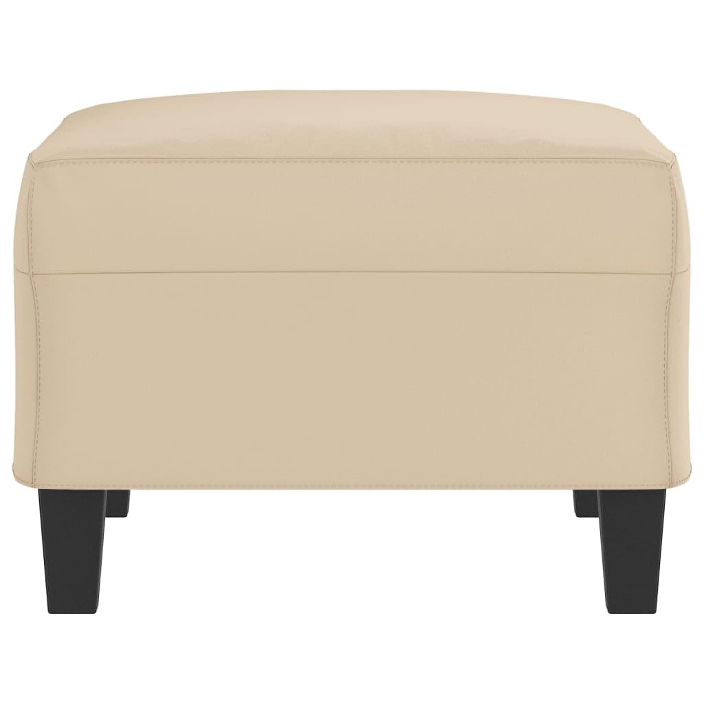 Poggiapiedi in tessuto in microfibra, 70 x 55 x 41 cm, robusto sgabello imbottito per soggiorno e spogliatoio, moderno, semplice, multifunzionale, facile da pulire