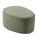 HAPPLiGNLY Fabric Square Stool-Modern Minimalist Sofa Foot Stool Block Low Stool Change Shoes Stool Footstool Sofa Stool Stool Dressing Stool (Color:Green)