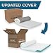 Tempur-Pedic TEMPUR-Adapt + Cooling 3-Inch Queen Mattress Topper Medium Luxury Premium Foam, Washable Cover, Medium Cooling Topper,White
