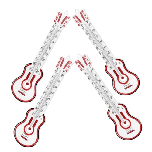 FUTUREORYY 4個 温度計 デジタル 屋内 壁 ギター 湿度計 温度 測定 ツール 室内