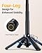 UBeesize Mini Selfie Stick Tripod with Rechargeable Remote – Pocket-Size Travel Phone Stand w/Hook, 360° Rotating Holder, Lightweight Tripod for iPhone/Android, Vlogging, TikTok & Live Streaming