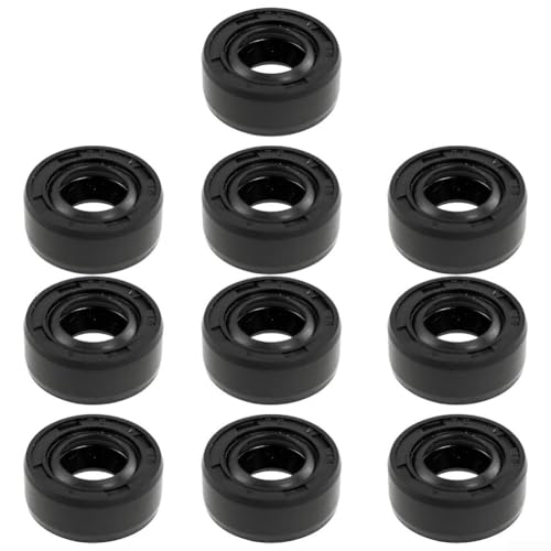 Zoegneer 12 x 19 x 5 mm TC - Accesorio de repuesto para motosierra de goma de doble labio para equipos de alimentación al aire libre, color negro, 1 o 10 piezas, fácil instalación (10 piezas)