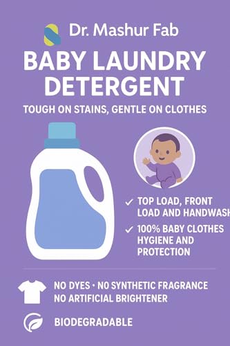 Image of Liquid Laundry Detergent | Powerful Stain Removal | Gentle on Clothes & Skin | Suitable for Front & Top Load Machines | Fresh Fragrance cloth | baby clothes washing (1)