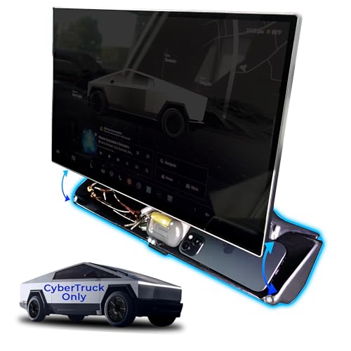 DockCharged Hidden Cybertruck Center Console Organizer Under The Screen Storage The Essential Tesla Cybertruck Accessories 2025 - Holds All Your Valuable Essentials with Massive Storage Capacity