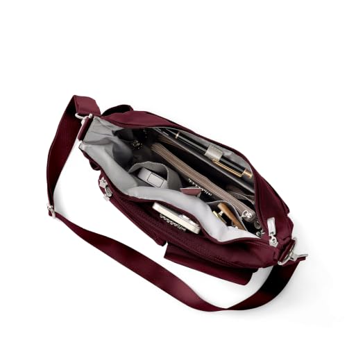 Image of Baggallini Modern Everywhere Crossbody Bag for Women 11x9x4.5 Rfid Hobo Bag