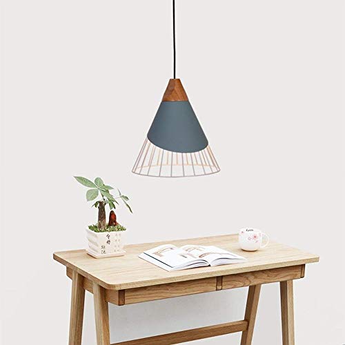 Lustre chandelier moderne noir de 30x35cm pour remplacer un plafonnier terne de bureau
