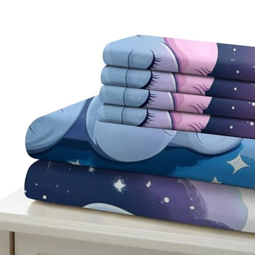 Housse de couette 3D éléphant microfibre douce et anti-plis 220x240cm - 6