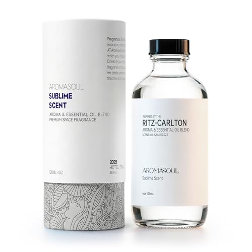 Hotel Diffuser Oil Inspired by Ritz-Carlton Scent - Premium Fragrance Oil No. SA61119323 for Ultrasonic and Waterless Diffuser - 120 mL 4 fl oz