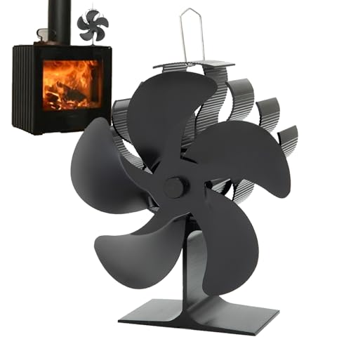 Ventilador Térmico,Ventilador De Estufa Alimentado Por Calor - Ventiladores De Estufa De Leña Termoeléctricos Para Estufas De Leña, Leña, Pellets, Ahorro De Energía Y Transferencia De Calor Eficiente