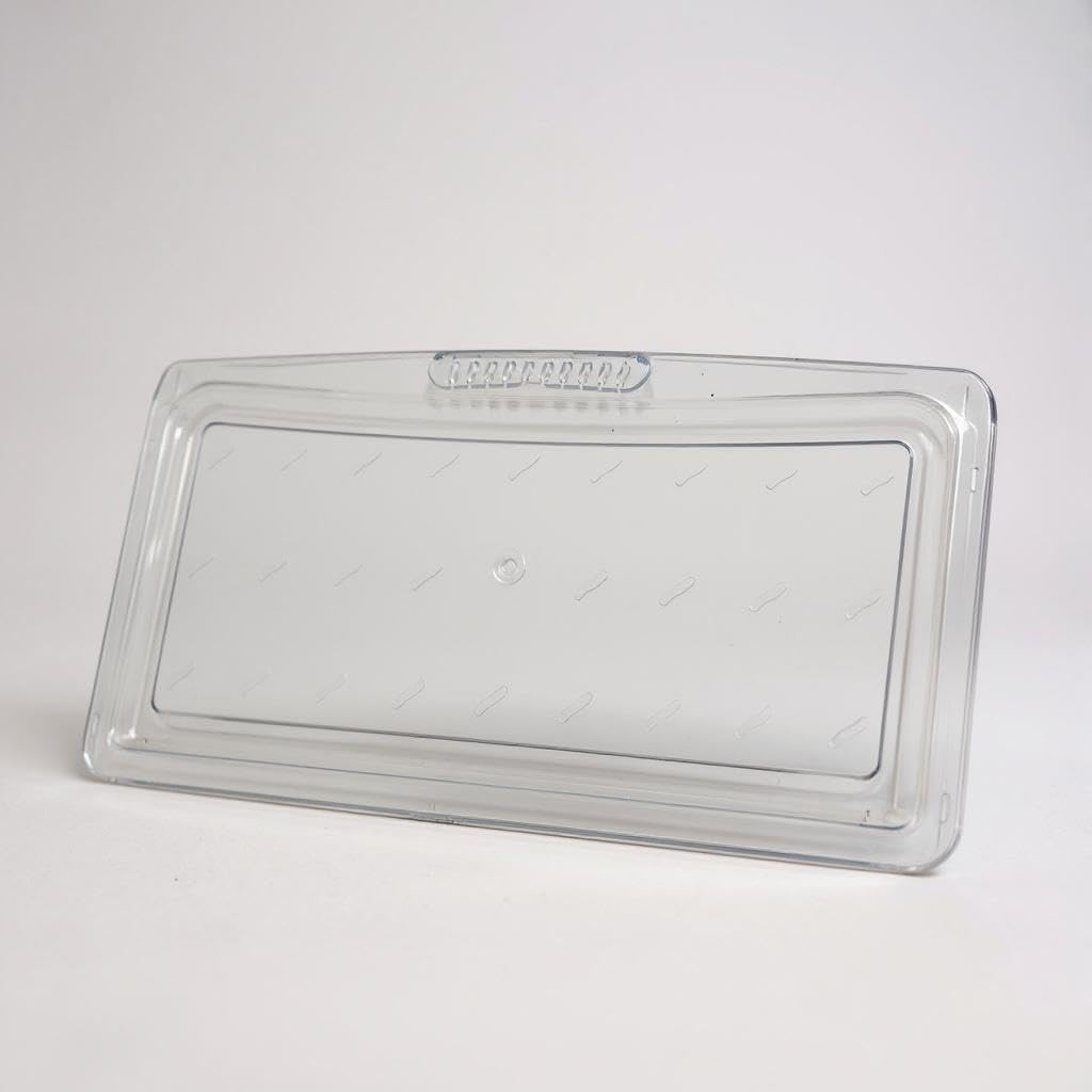 Vegetable Basket Cover Compatible with Whirlpool Single Door Refrigerator 165-230L | Refrigerator Crisper Cover Vegetable Box Cover Replacement (46.8 x 23.2 x 2.2 cm) Part A204148-image-1
