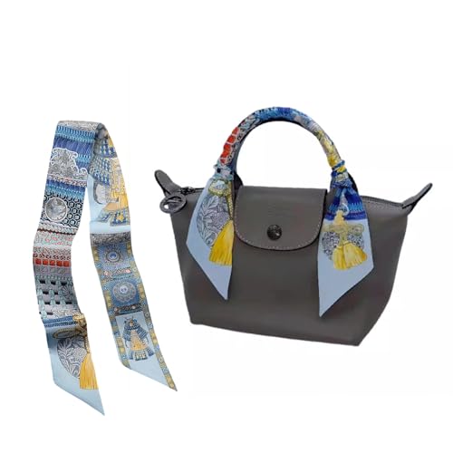 Image of Pure Mulberry Silk Scarf - Lightweight Neckerchief,Packed Handbag Band Hair Neck Scarves for Fashion Gifts