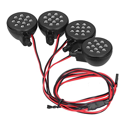 Coche control remoto 1/5 soluciona visibilidad con luces LED para receptor