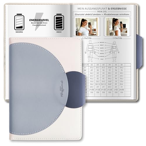 BIROYAL Gym Buch Deutsch, Trainingstagebuch mit 186 Workout für dein Krafttraining, Trainingsbuch Krafttraining A5, Fitnessplaner, Fitness Journal für...