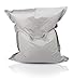 Produktbild Kinzler S-10026/29 XXL Riesensitzsack, 140x180 cm, Sitzsack Outdoor Indoor, in vielen verschiedenen Farben, mit Innensack, silber grau