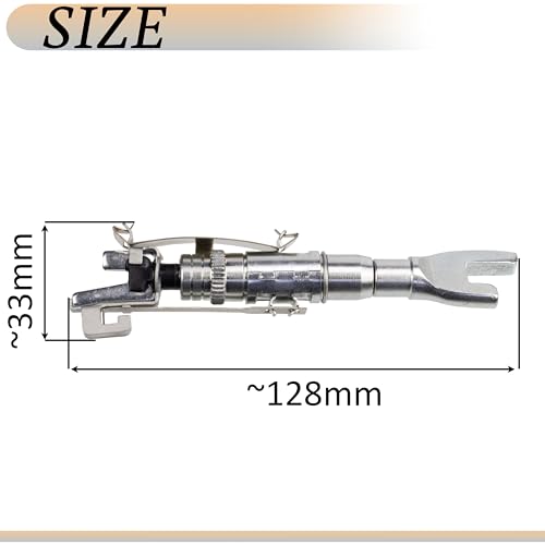 AERZETIX - C71070 - Nachsteller, Trommelbremse - Einbauseite beide Seiten der Hinterachse - kompatibel mit Peugeot Citroën Fiat - OE-Nummern 4310.86, 77362444, 7701059740