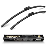 GARDIMU Front Windshield Wipers, 2-Piece Set for Jaguar XF 2017 2018 2019 2020 - Automotive Replacement Front Wiper Blades for Car Window