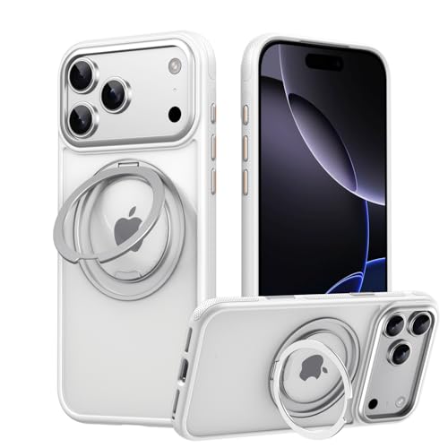 Étui iPhone 17 antichoc pour éviter les chutes avec anneau de maintien et dos aimanté Magsafe