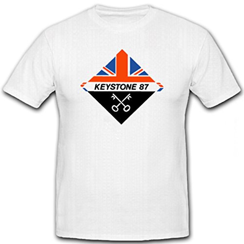 T-shirt Manöver 1987 Keystone87 5879 blanc XXXL rétro militaire