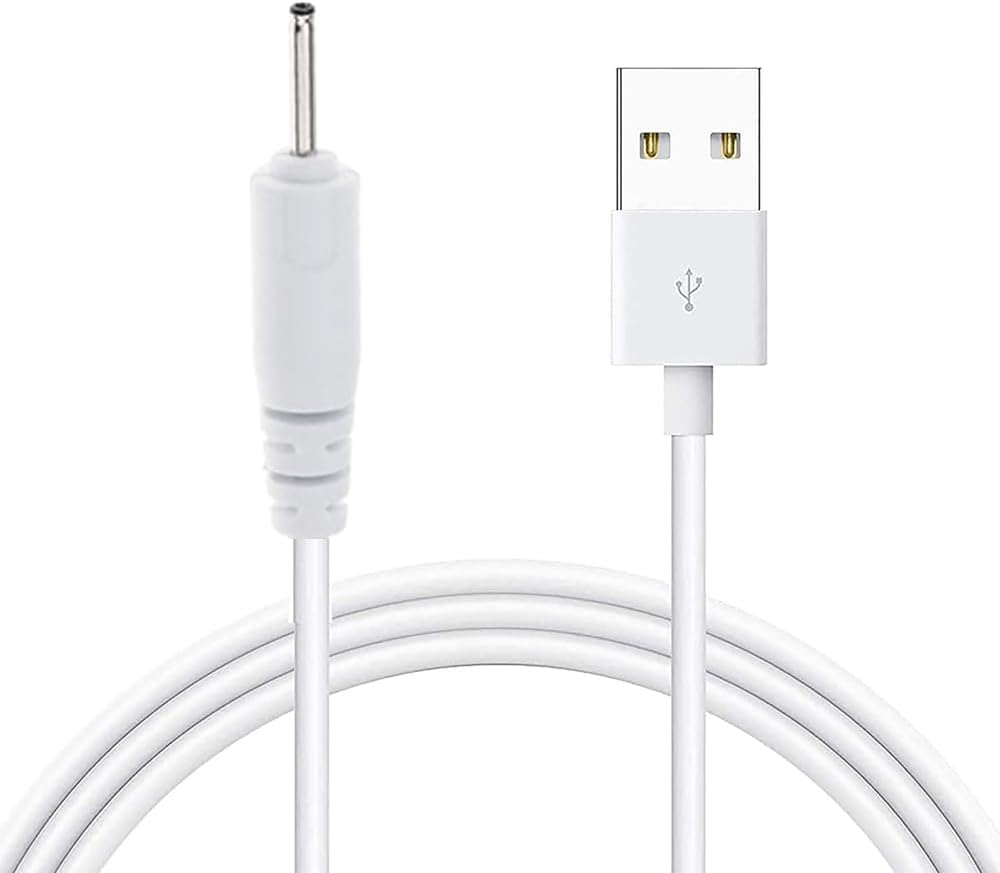 E ECSEM Charging Cable Compatible with Huion P80/GT-P80/PF150/PE330/Q11K V1/GT 185/H610 Pro Drawing Tablet Rechargeable Pen, Replacement USB Charging Charger Cable for Huion Pen (White)