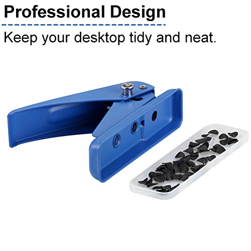 Imlike Metal Single Hole Punch: 1/4 Inch One Hole Small Puncher - Strong 1 Hole Paper Punch - Easy Punch 16 Sheets Paper - Can Punch 1/24 Inch Pvc Card And Under 1/16 Inch Cardboard #TOP4