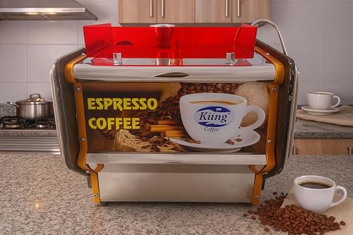 Image of KIING Espresso Coffee Machine 14 inch Capacity 3 Liter 130 Cups at a time for Shops & Banquet Halls