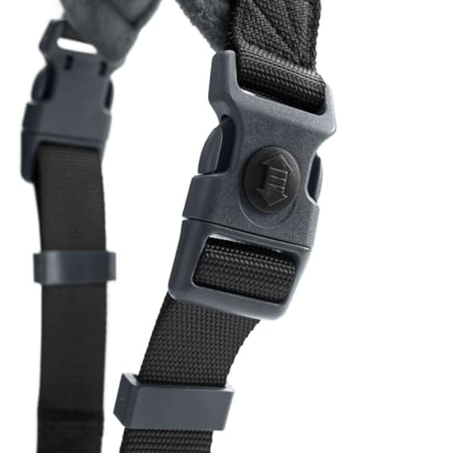 HUNTER Hundegeschirr LONDON COMFORT, atmungsaktives 3D-Mesh, 2-fach verstellbar, Sicherheitsverschluss, reißfest, leicht & pflegeleicht, Farbe: Schwarz, Größe: XS-S