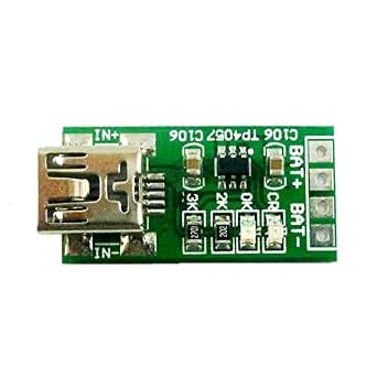 Tp4057 Module Mini Amazon.com: eletechsup Mini USB Li Lithium Battery Charger Module ...