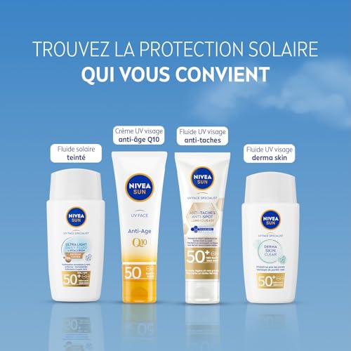 NIVEA SUN Derma Skin Clear Fluide UV visage SPF 50+ 40 ml - vue 7