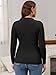 MARI GABRIEL Womens Maternity Sweater Ribbed Shirt Pullover Blouse Polo Tunic Business Winter Warm Pregnancy Work Tops XX-Large Black