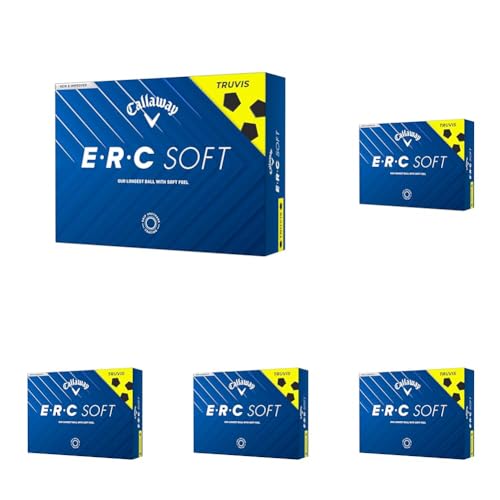 LEFC(Callaway) St{[ ERC SOFT 25 YLW TRUVIS 3s[X\ gD[rXECG[ (× 5)